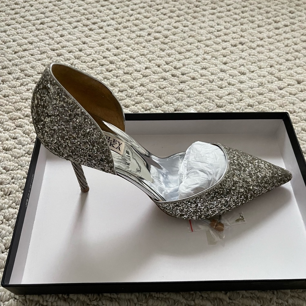 Ozara Glitter D'Orsay Pumps US 11